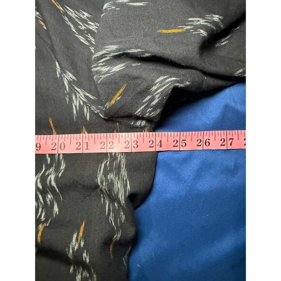 Pure J Jill geometric 3/4 sleeve blouse womens large coastal boho chic modest - Picture 7 of 9